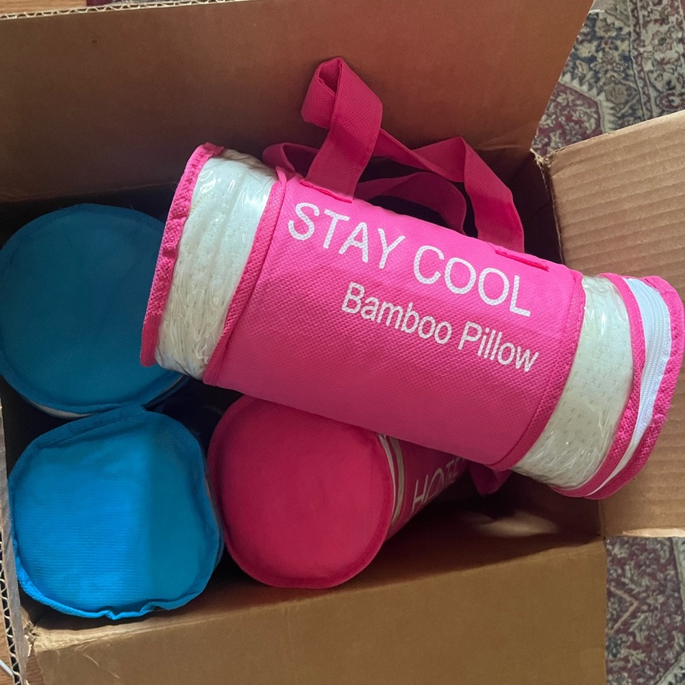 Kids Bamboo Pillows (Set of 4)- can purchase less just message me!